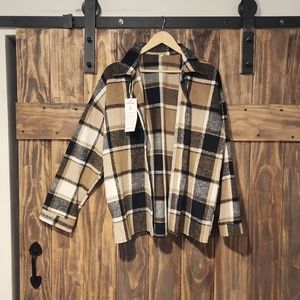 Yeokou plaid shacket